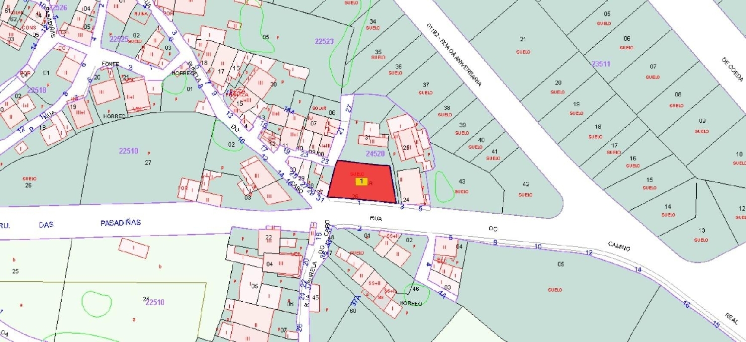  till salu tomt Burela Mariña Central 5