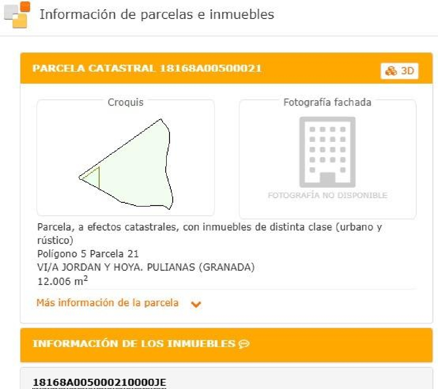  for sale plot Pulianas Vega De Granada 5