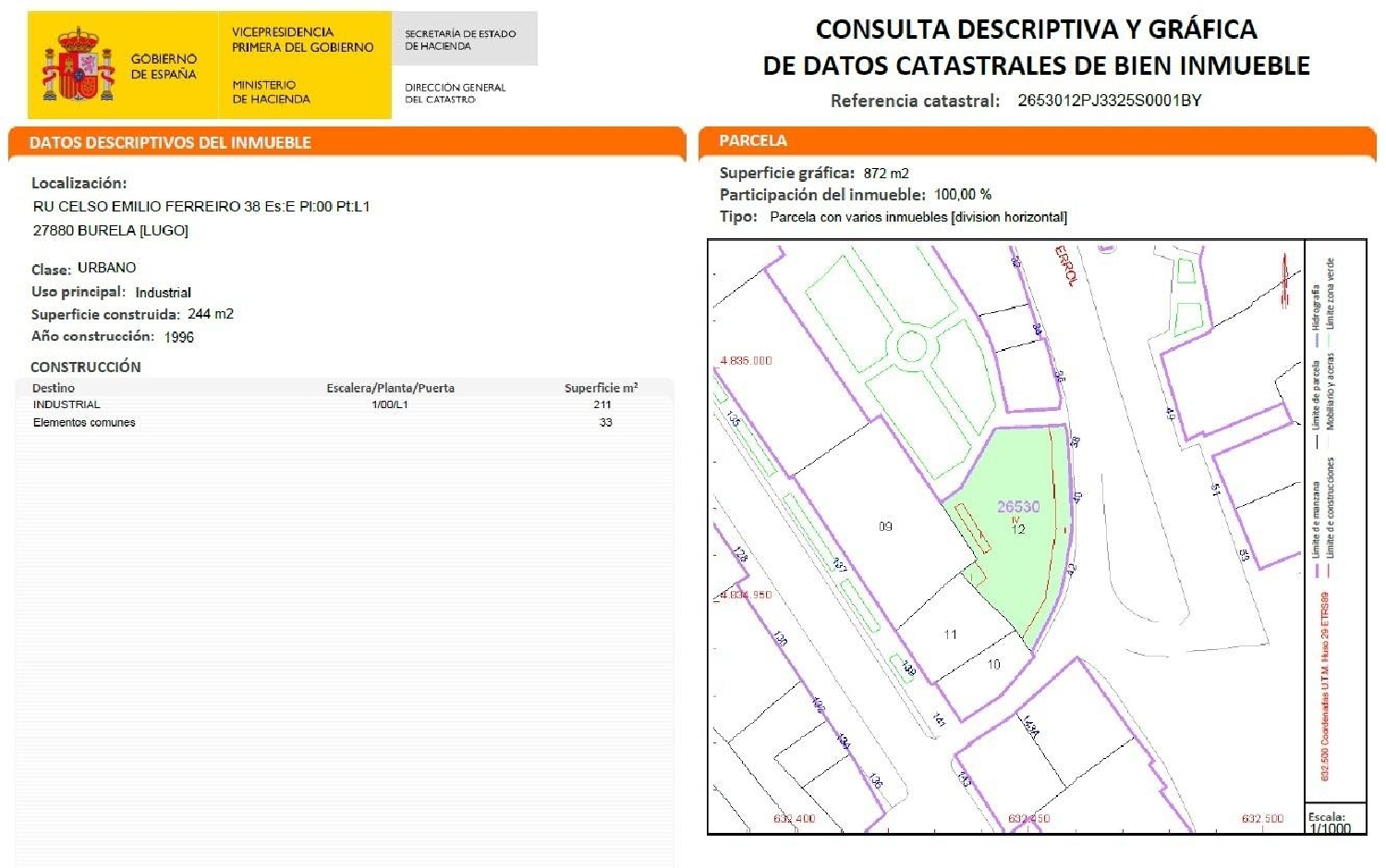  en venta local Burela Mariña Central 5