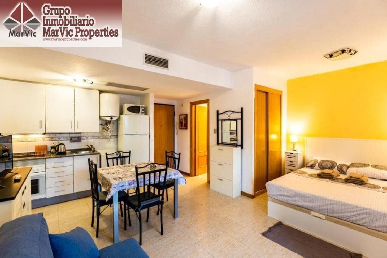  till salu enrumslägenhet Villajoyosa Marina Baixa 3