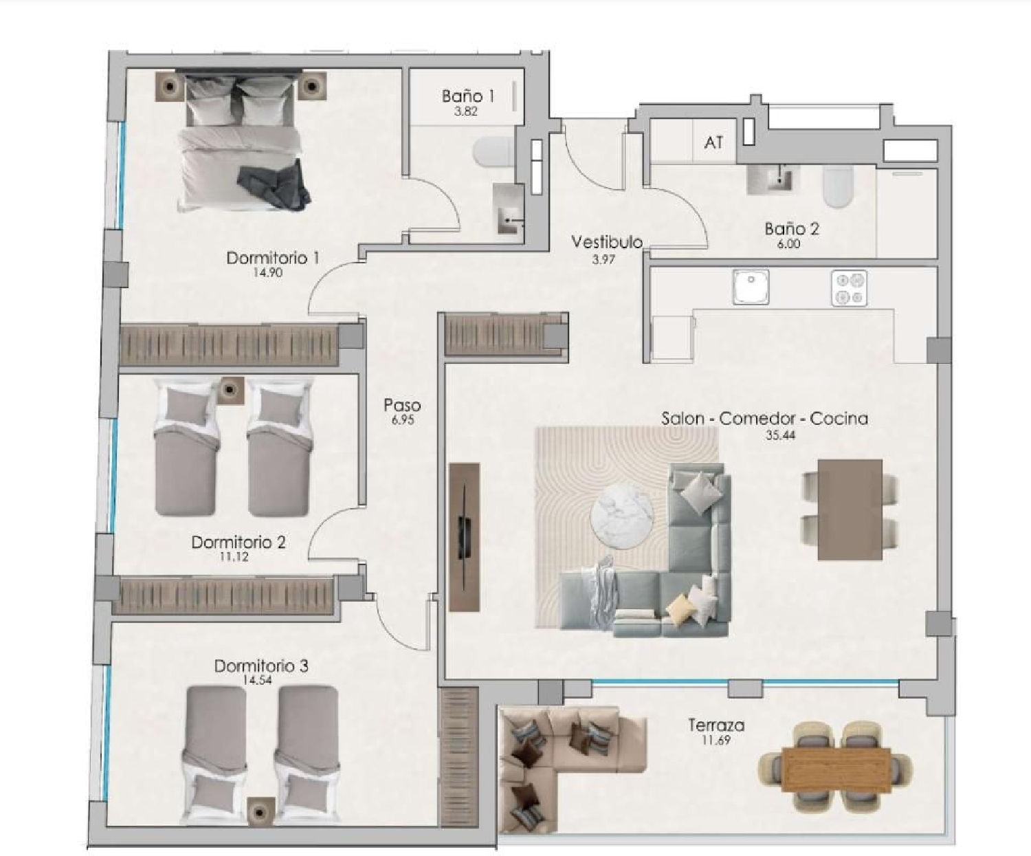  à vendre appartement Santa Pola Baix Vinalopó 7