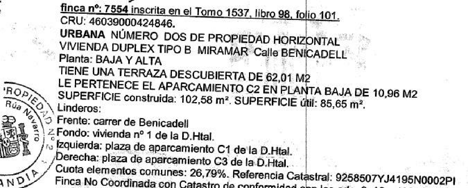 te koop duplex Miramar Safor 4