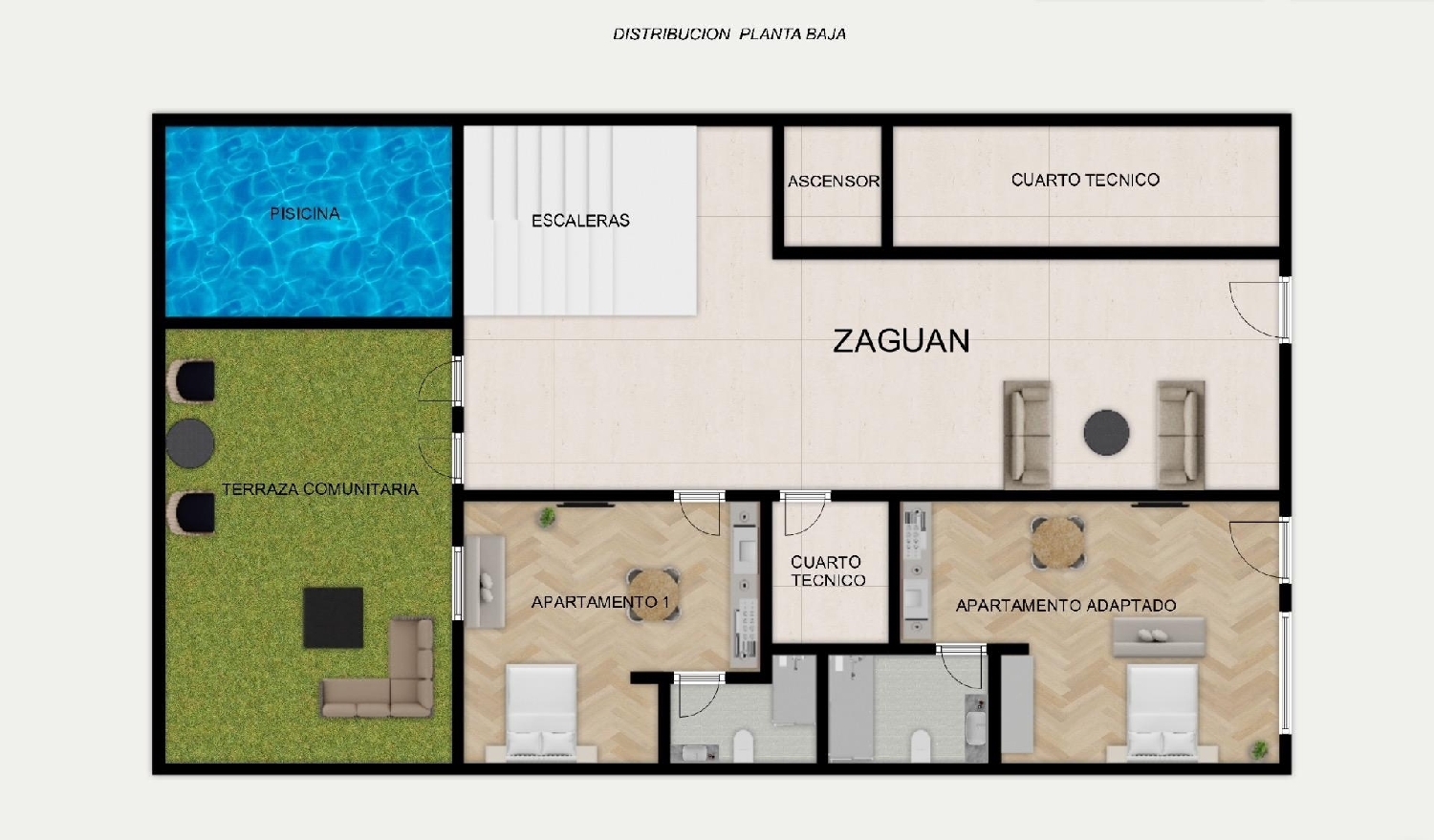  till salu hotell Valencia De Las Torres Campiña Sur 3