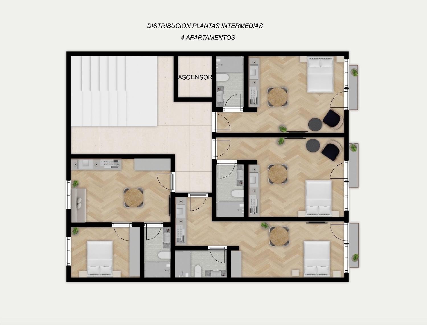  till salu hotell Valencia De Las Torres Campiña Sur 5