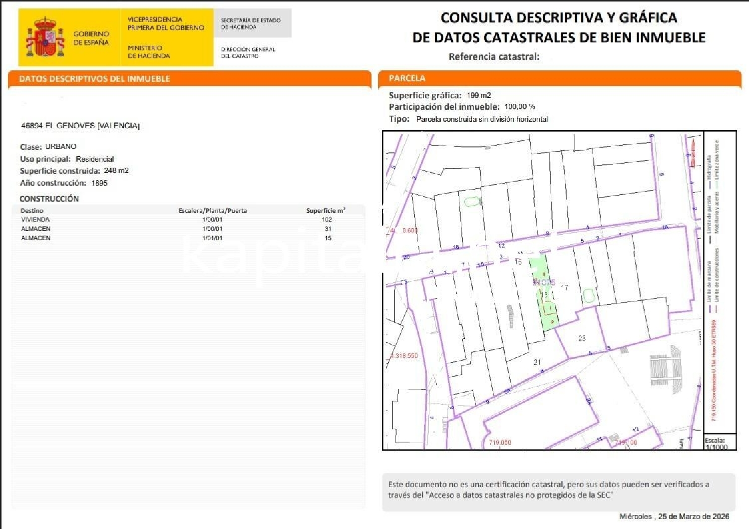  kaufen Haus Genoves Zona Norte 1