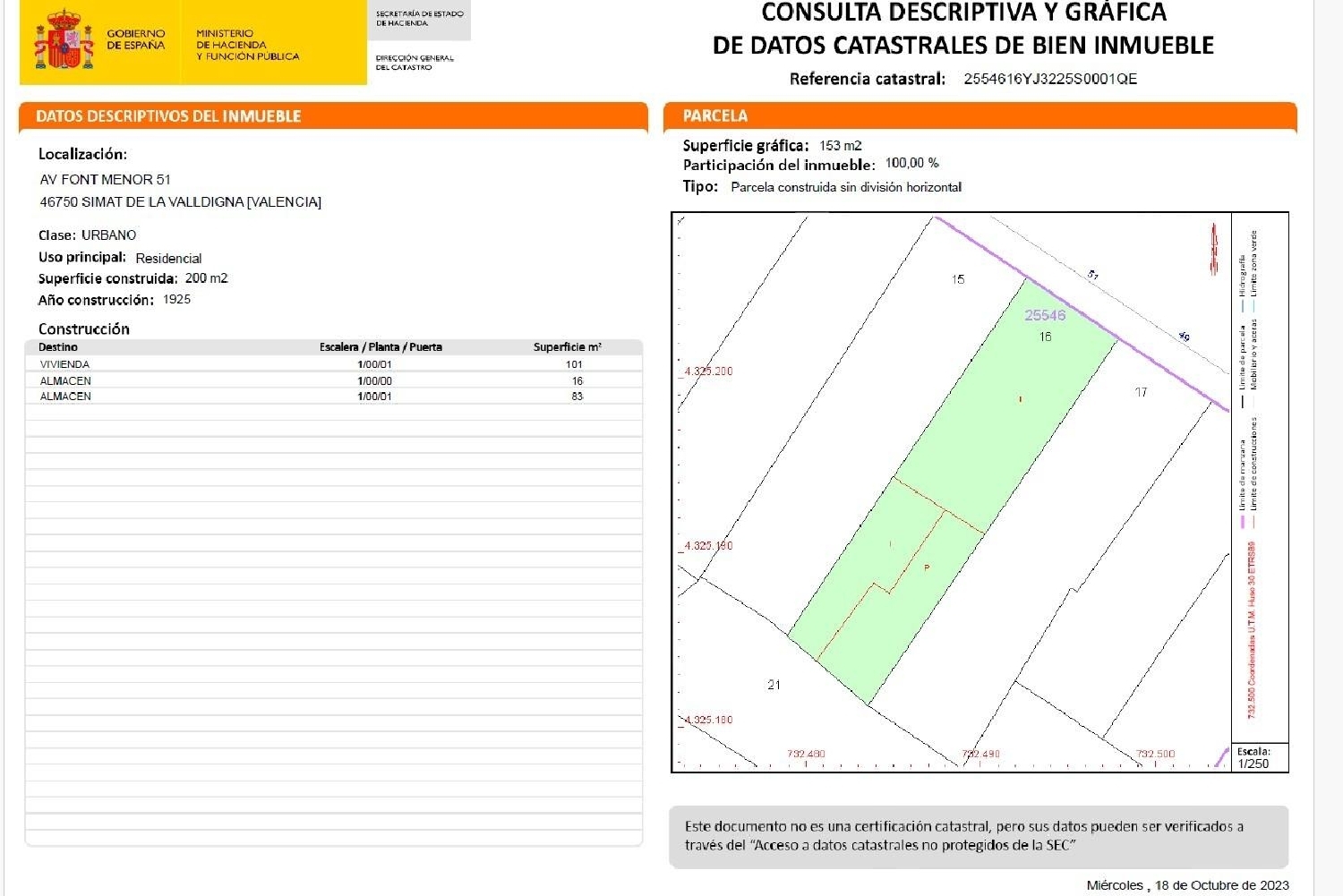  till salu hus Simat De La Valldigna Safor 3