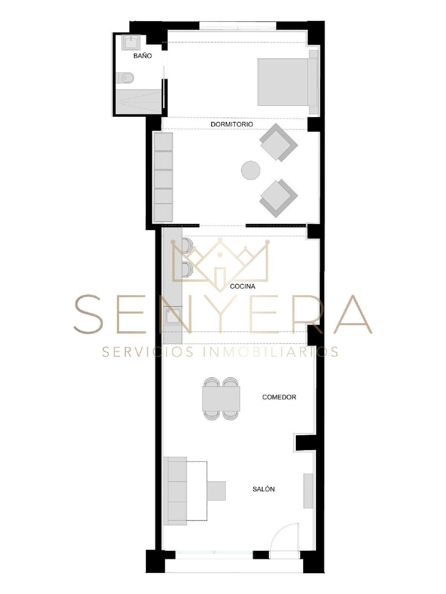  till salu kontor Valencia De Las Torres Campiña Sur 4