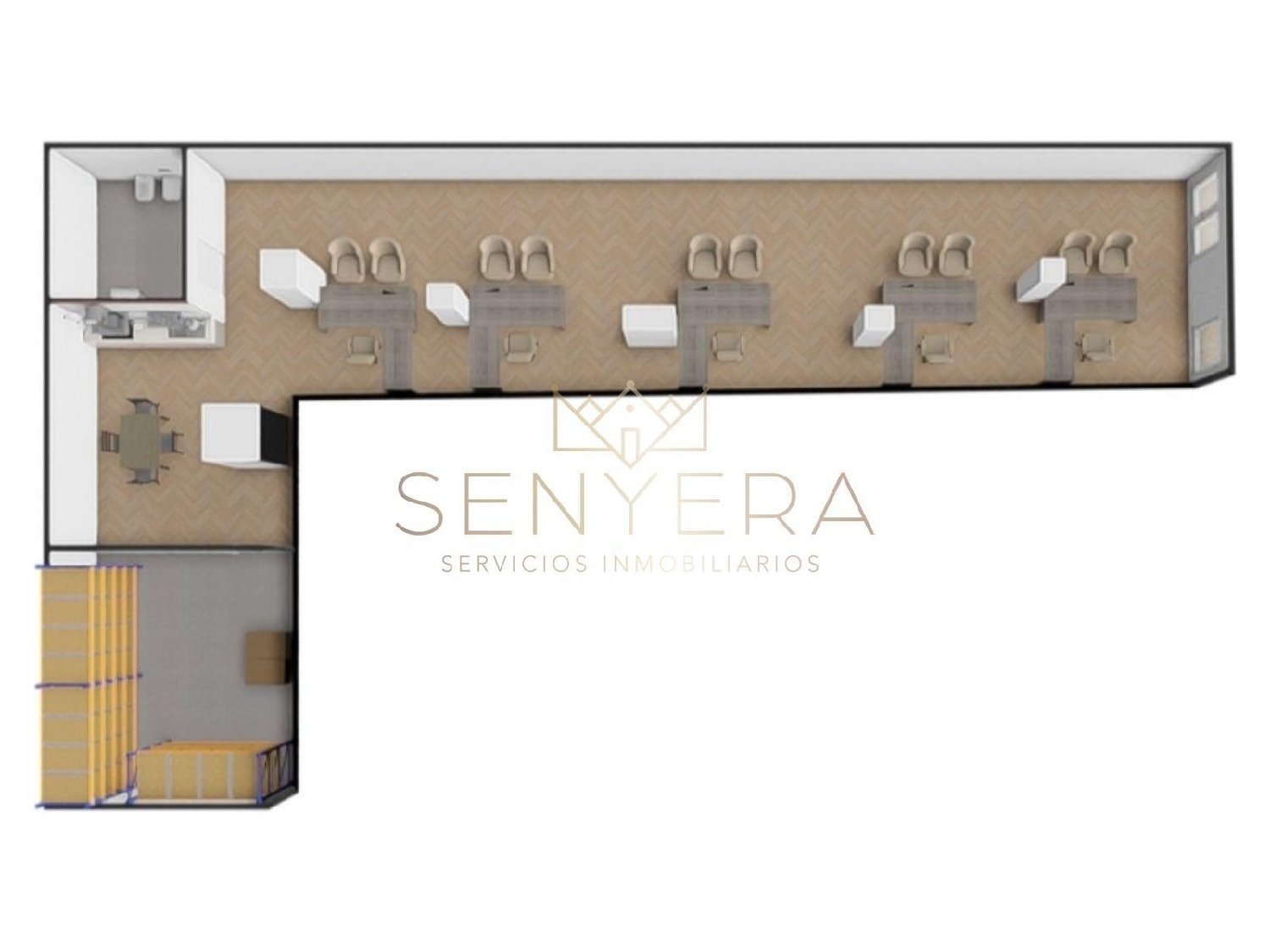  till salu kontor Valencia De Las Torres Campiña Sur 5