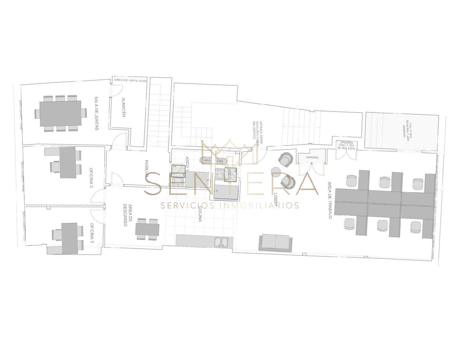  till salu kontor Valencia De Las Torres Campiña Sur 2