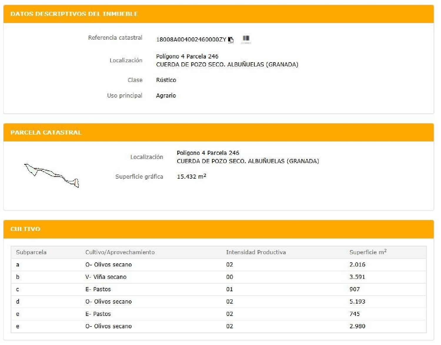  te koop perceel Albuñuelas Valle De Lecrín 4