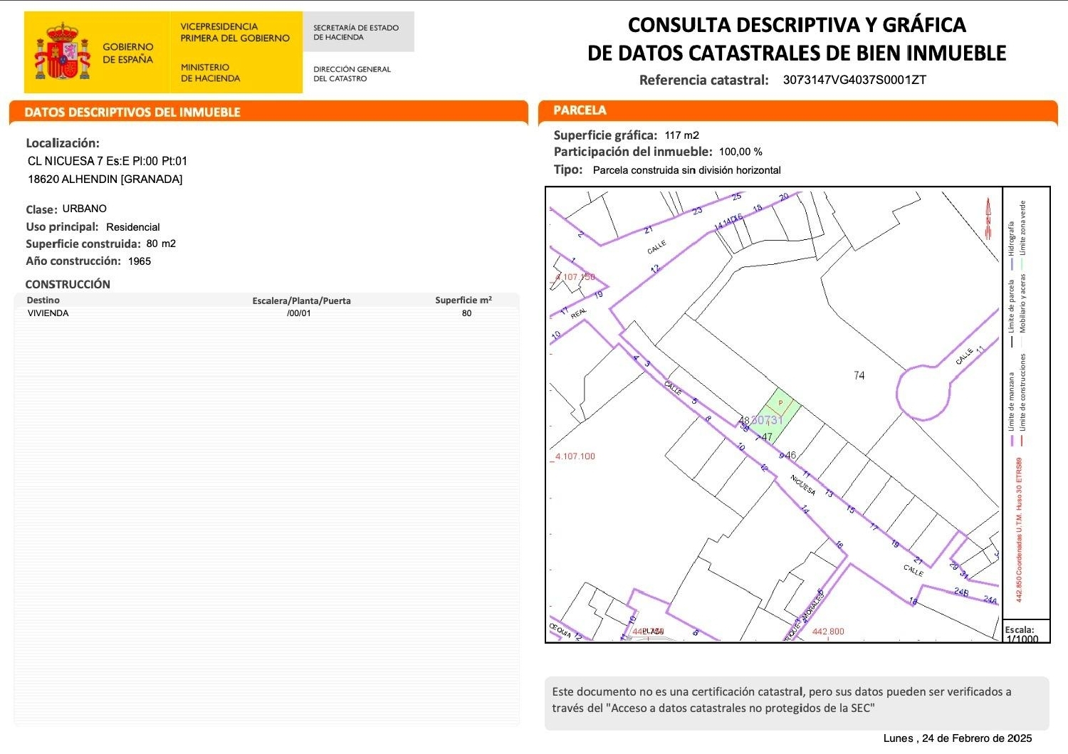  for sale plot Alhendín Vega De Granada 3
