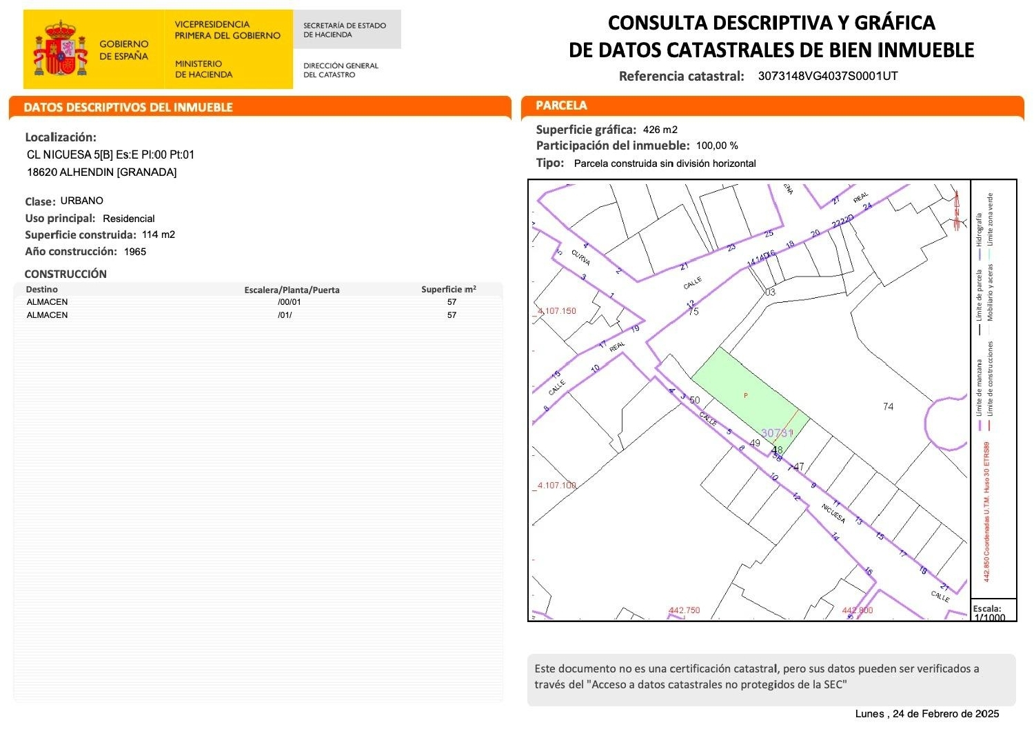  for sale plot Alhendín Vega De Granada 4