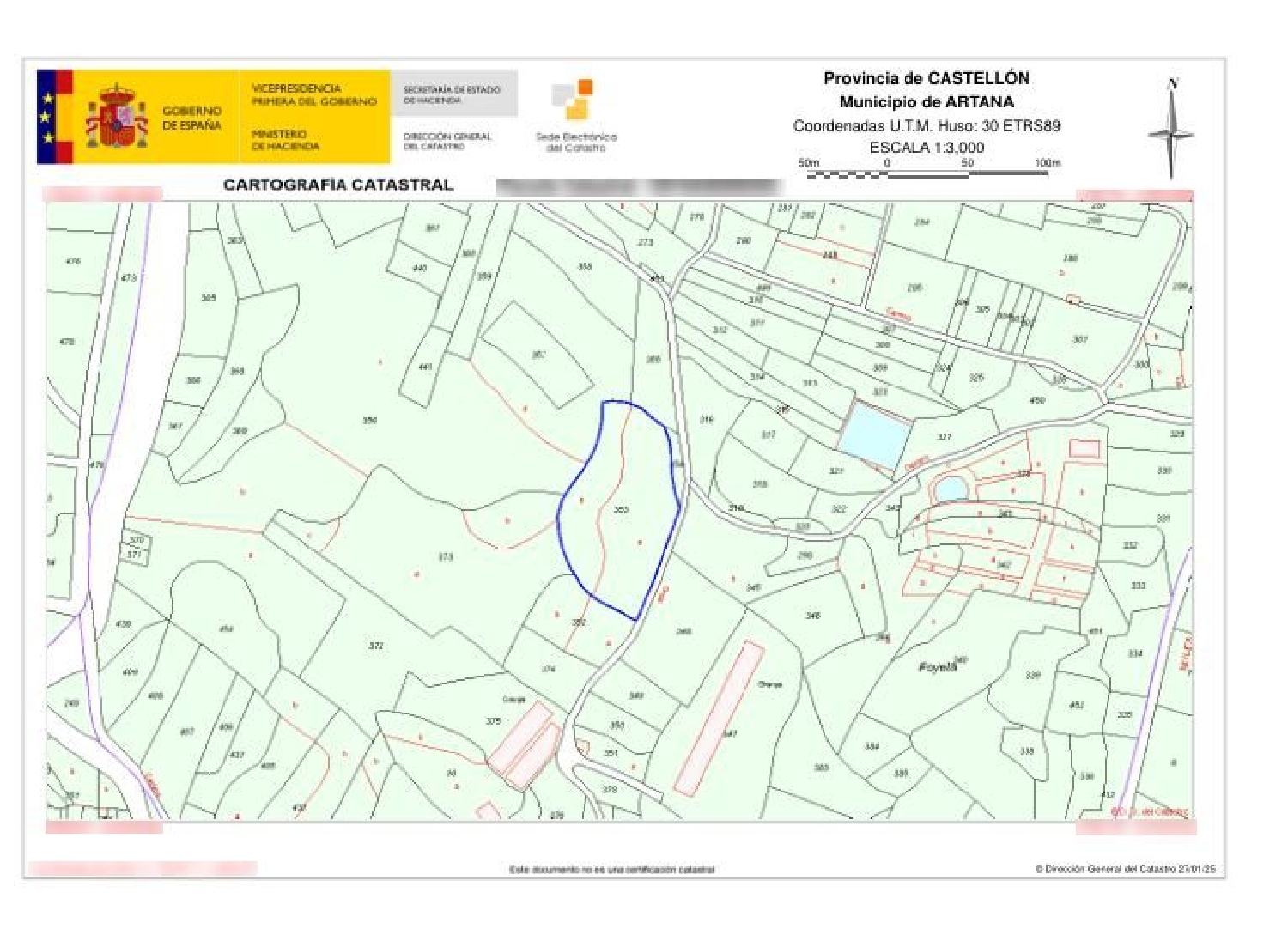 for sale plot Artana Plana Baixa 4