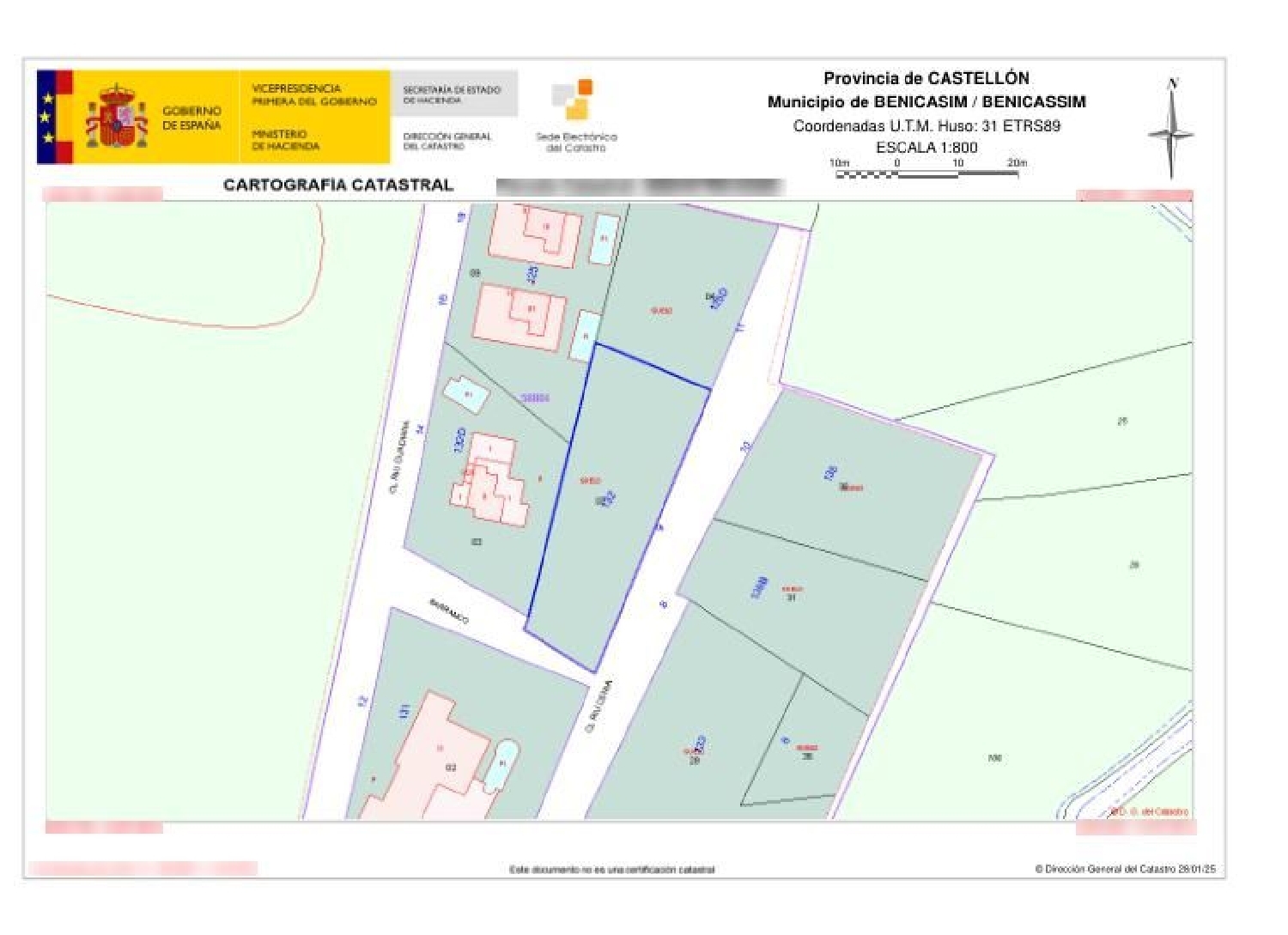for sale plot Benicasim Plana Alta 6