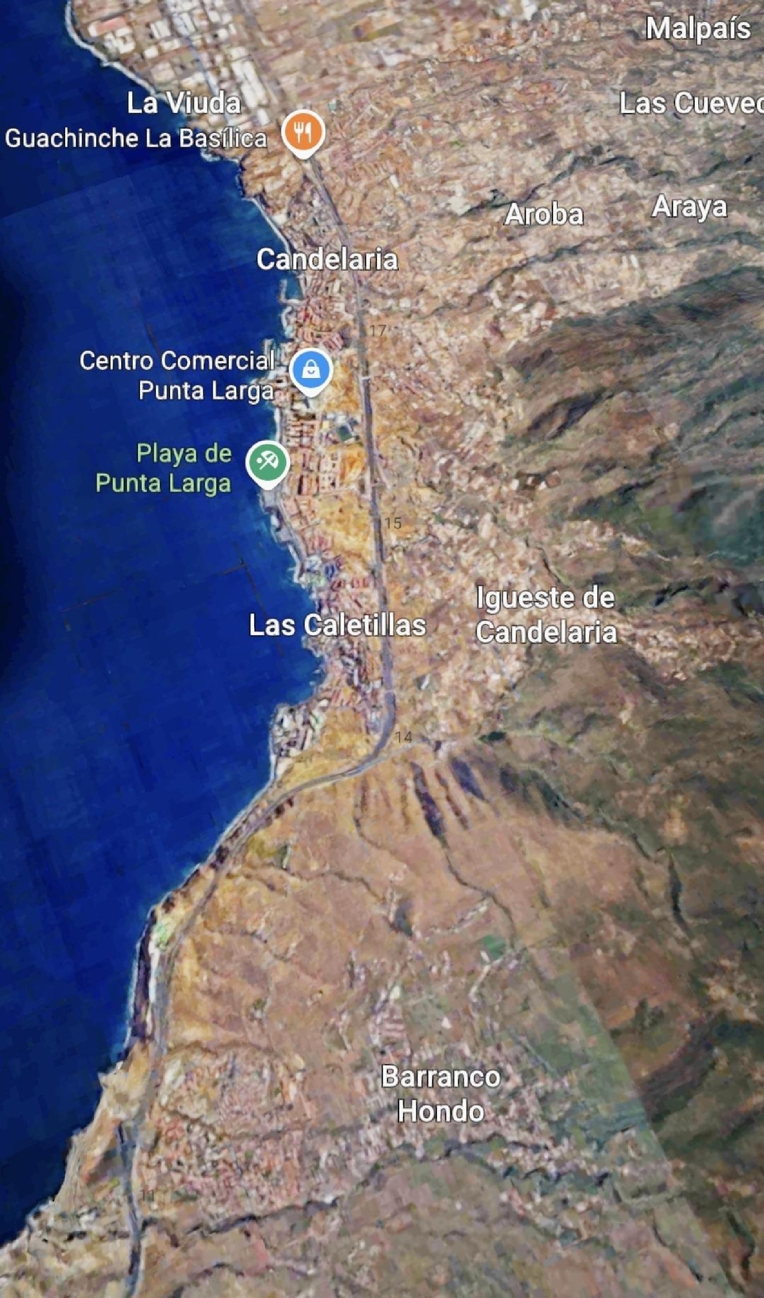  till salu tomt Candelaria Área Norte 6