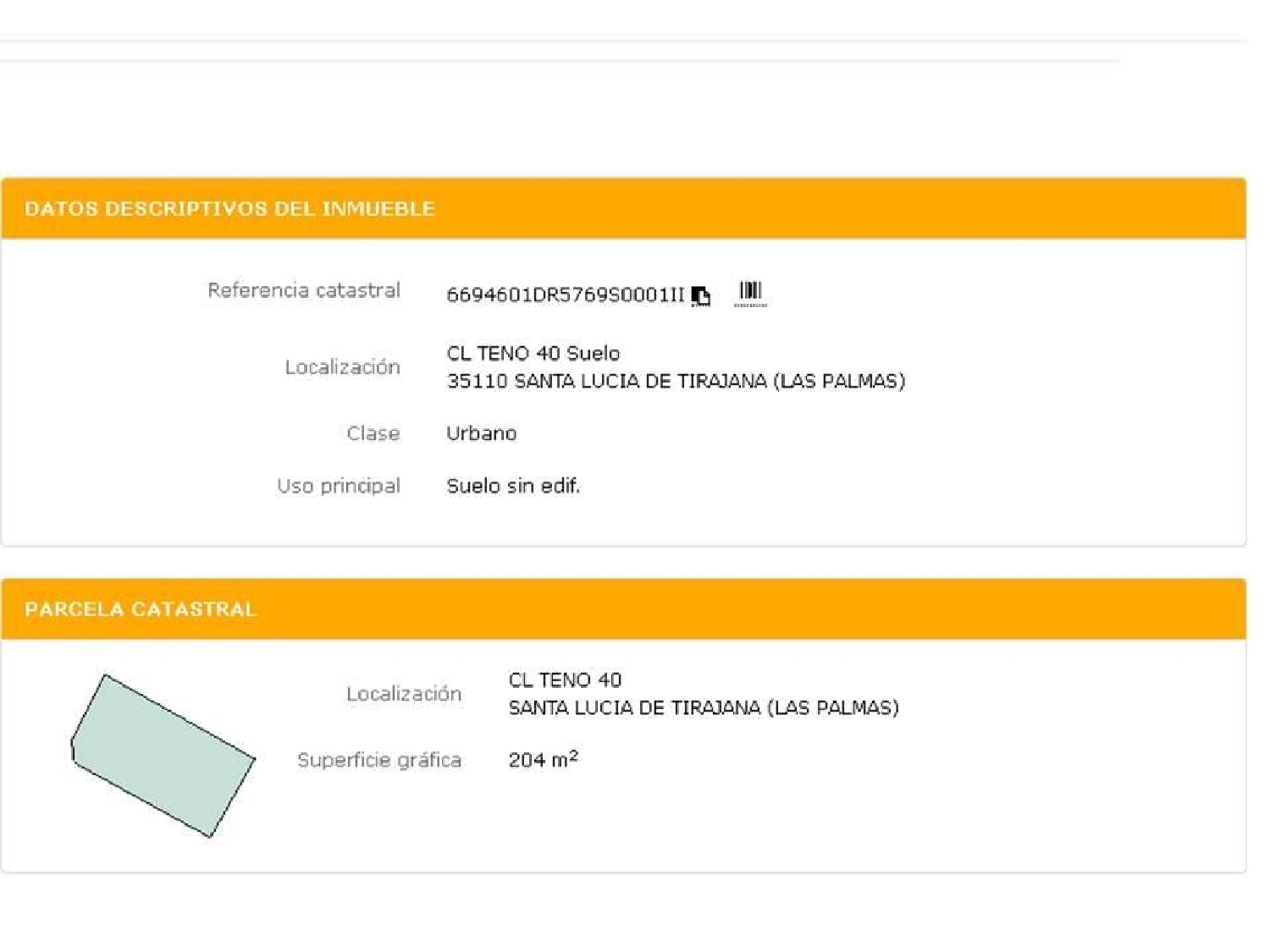 for sale plot Santa Lucia De Tirajana Área Sur 2