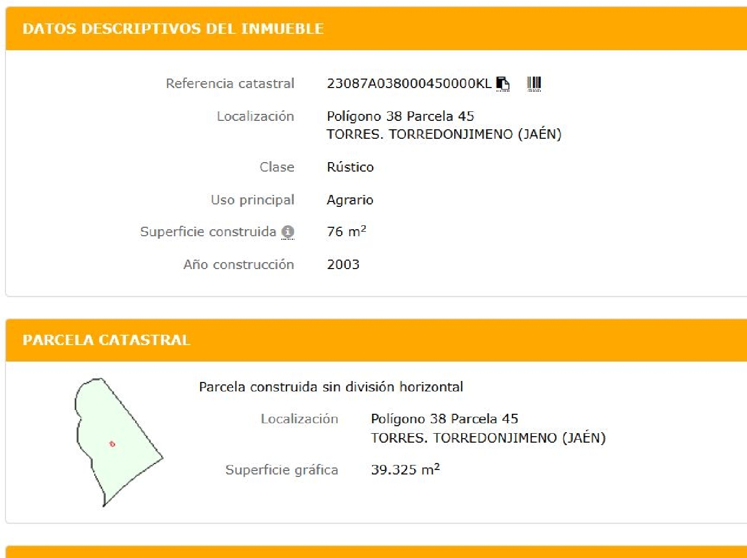 for sale plot Torredonjimeno Metropolitana De Jaén 3