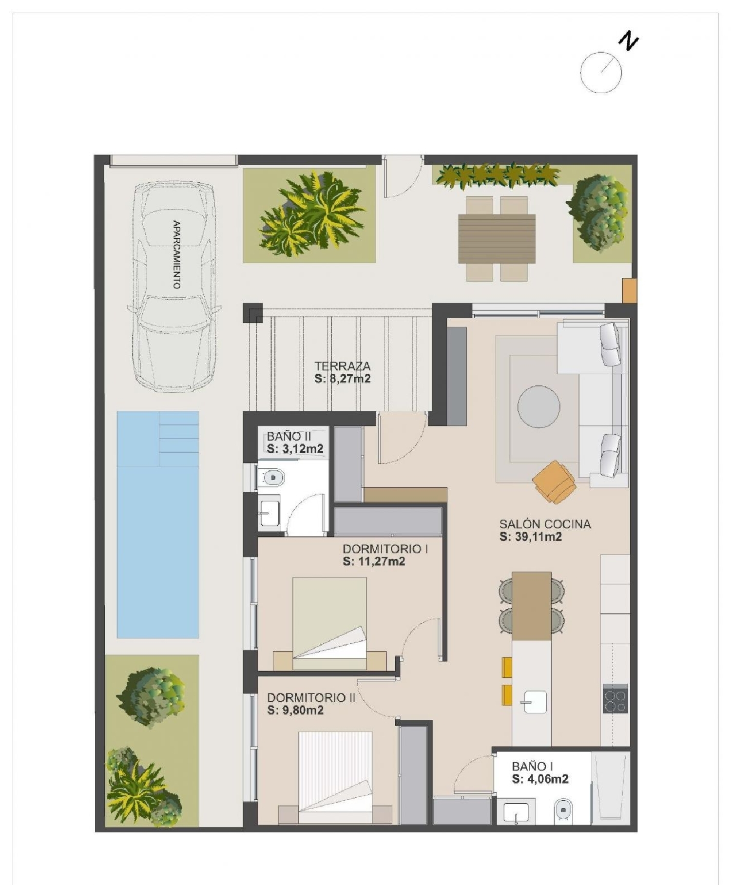  te koop appartement A Torre Arzúa 17