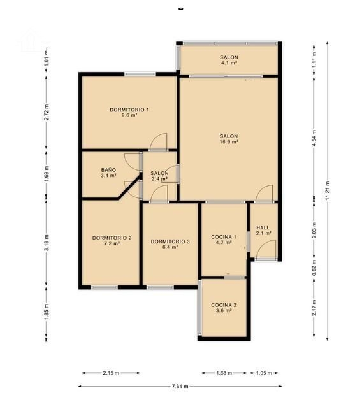  till salu lägenhet Madrid Valle Del Almanzora 2