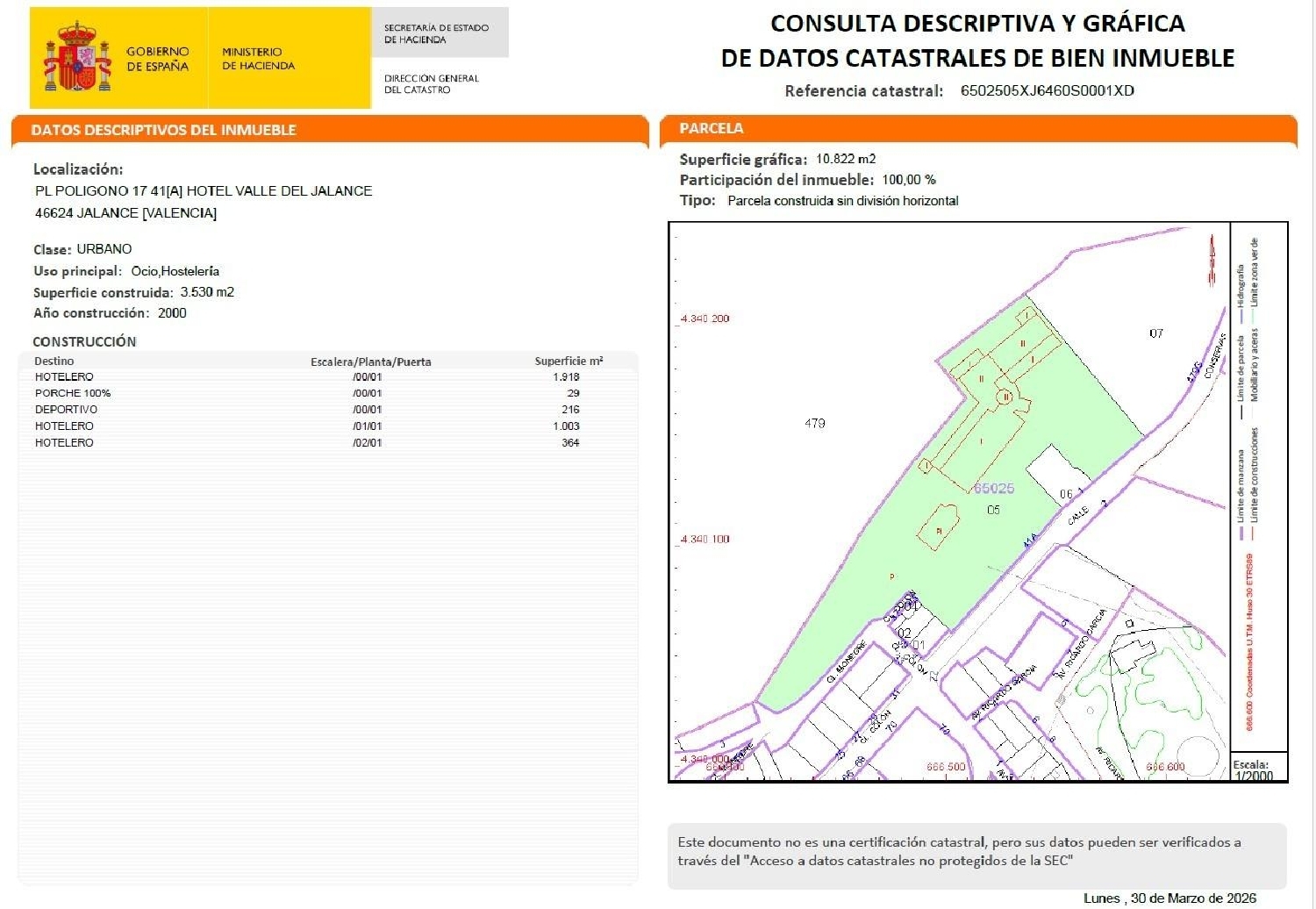 for sale hotel Jalance Valle De Ayora 4
