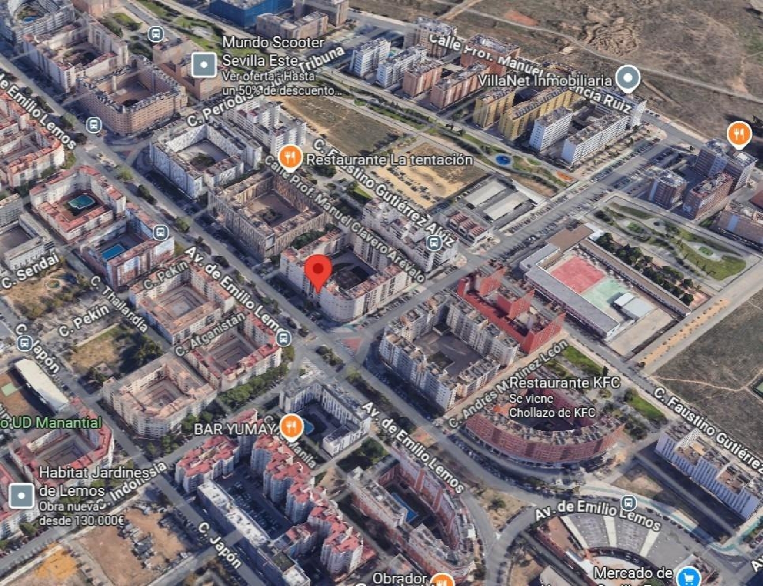 te koop parkeerplaats Sevilla La Nueva Sur 4