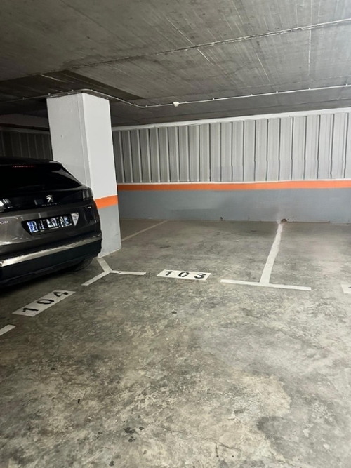 Valencia De Las Torres Campiña Sur Parkplatz Bild 6370790