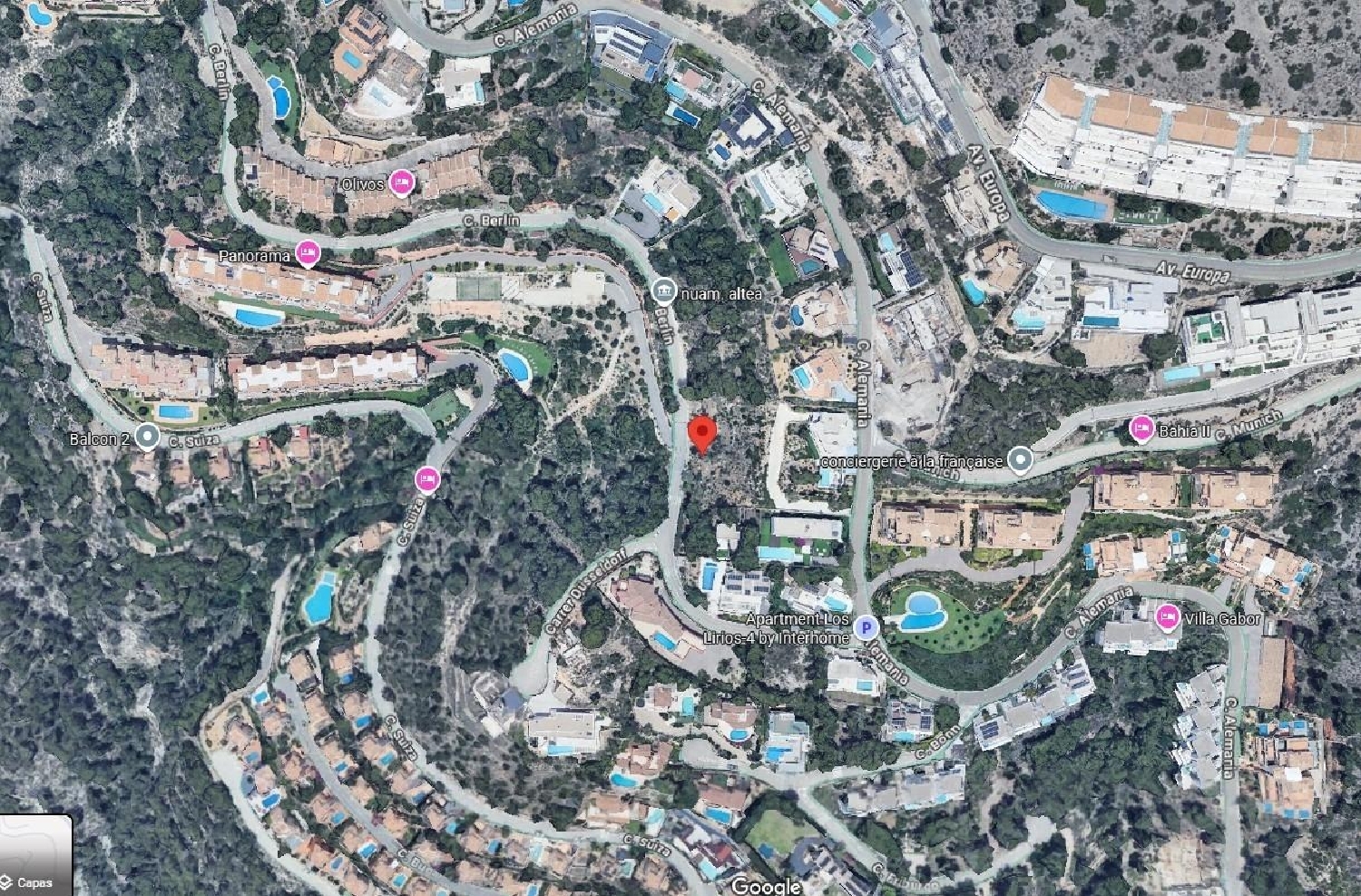  for sale plot Altea Marina Baixa 3