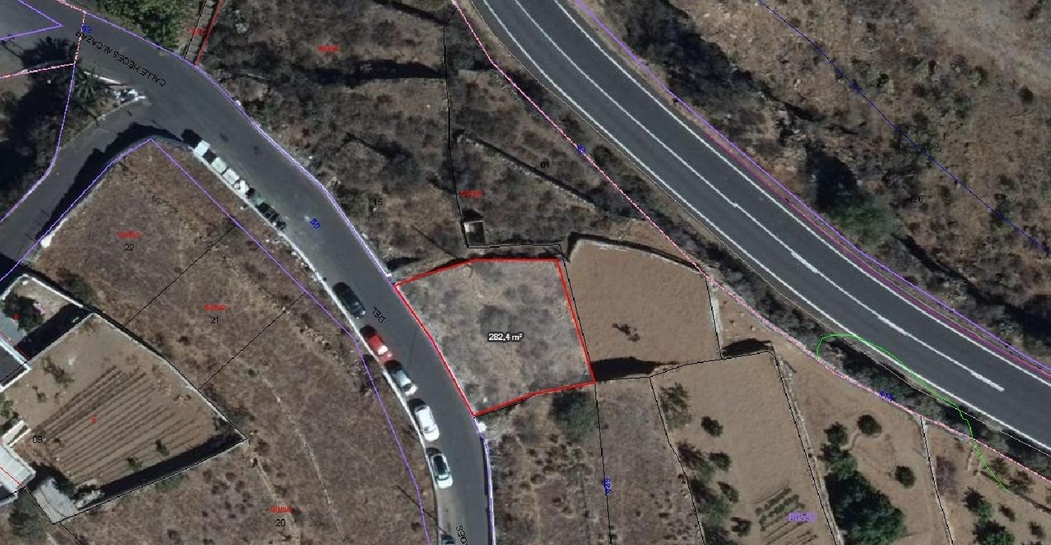  till salu tomt Arafo Zona Sureste 6