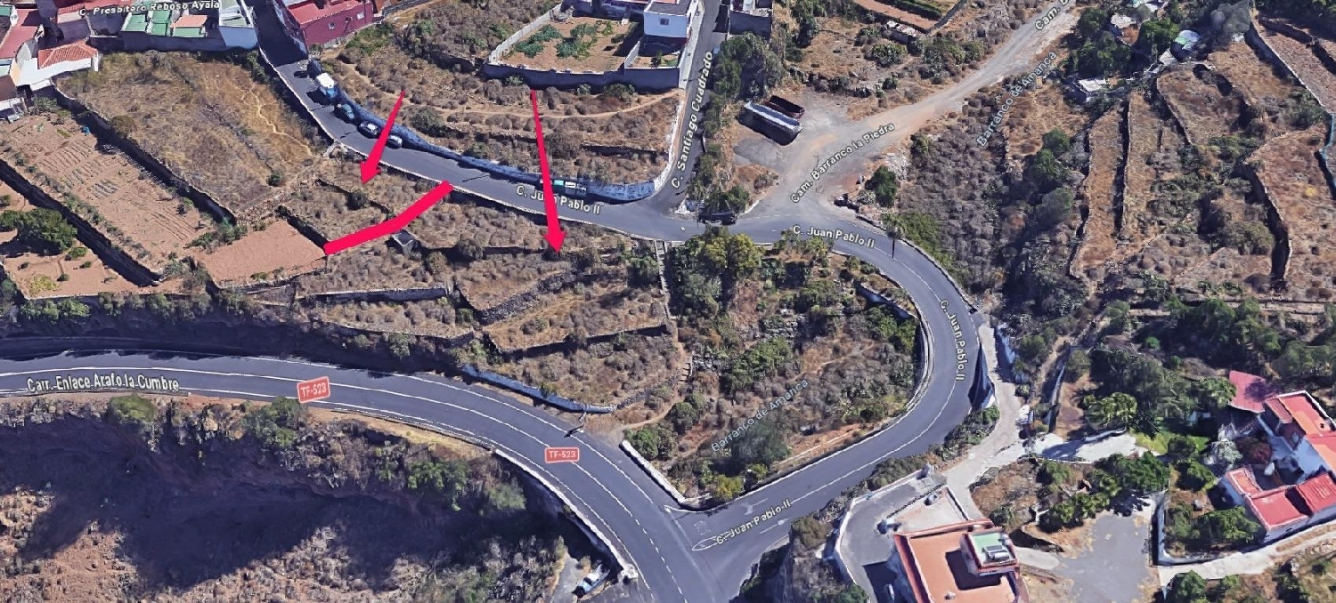  till salu tomt Arafo Zona Sureste 3