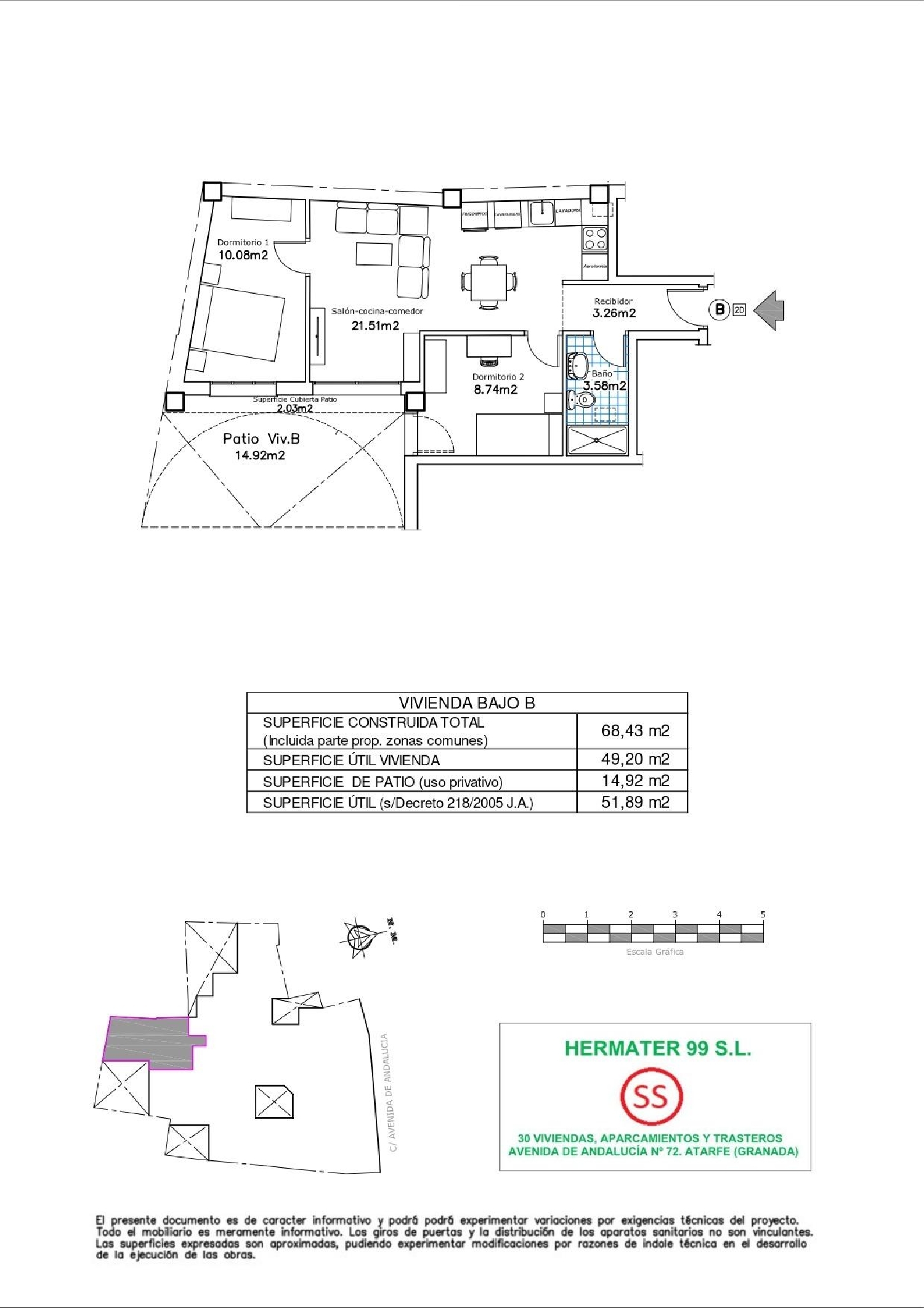  en venta apartamento Atarfe Vega De Granada 3