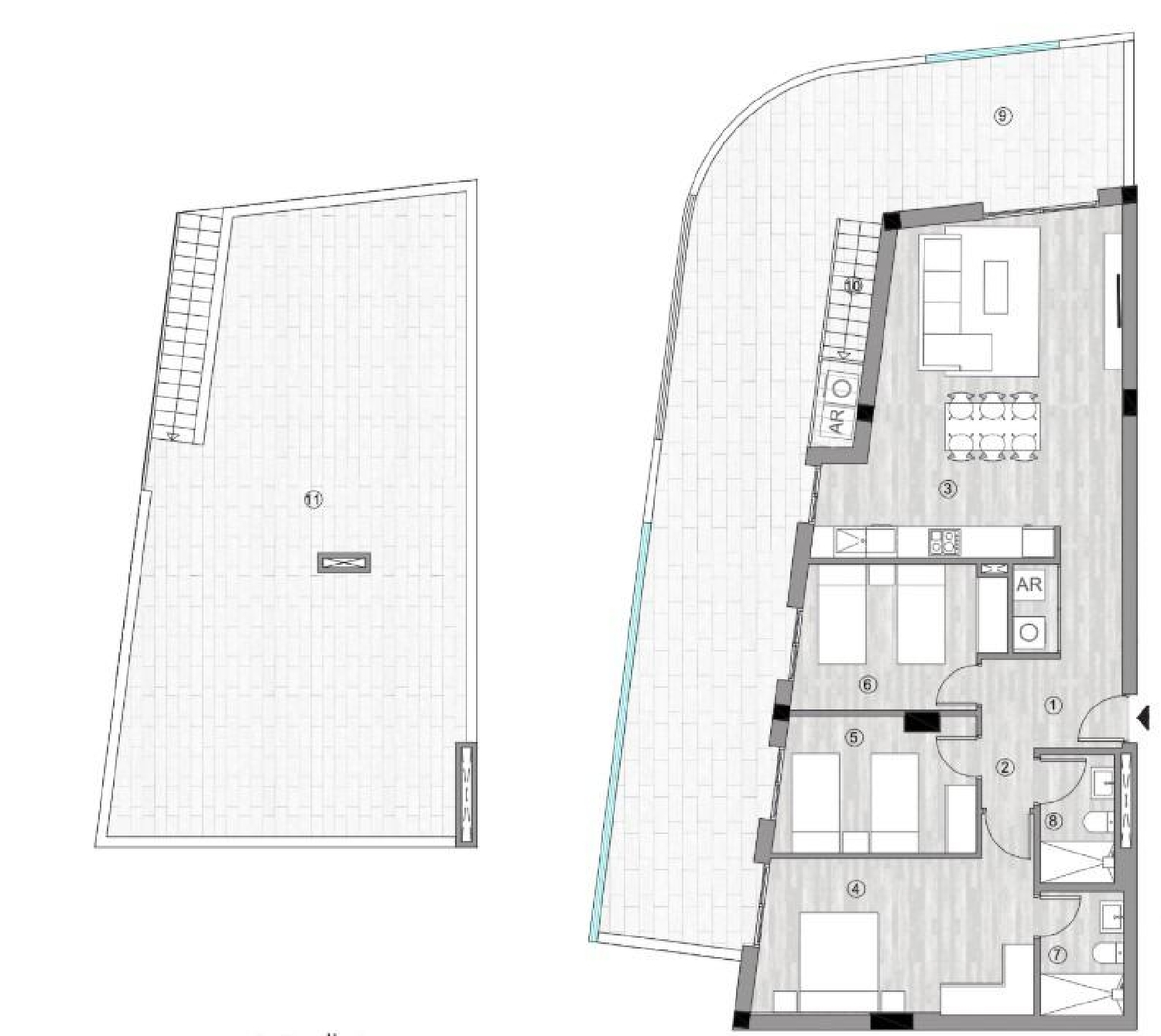  à vendre penthouse Torrevieja Baix Segura 11