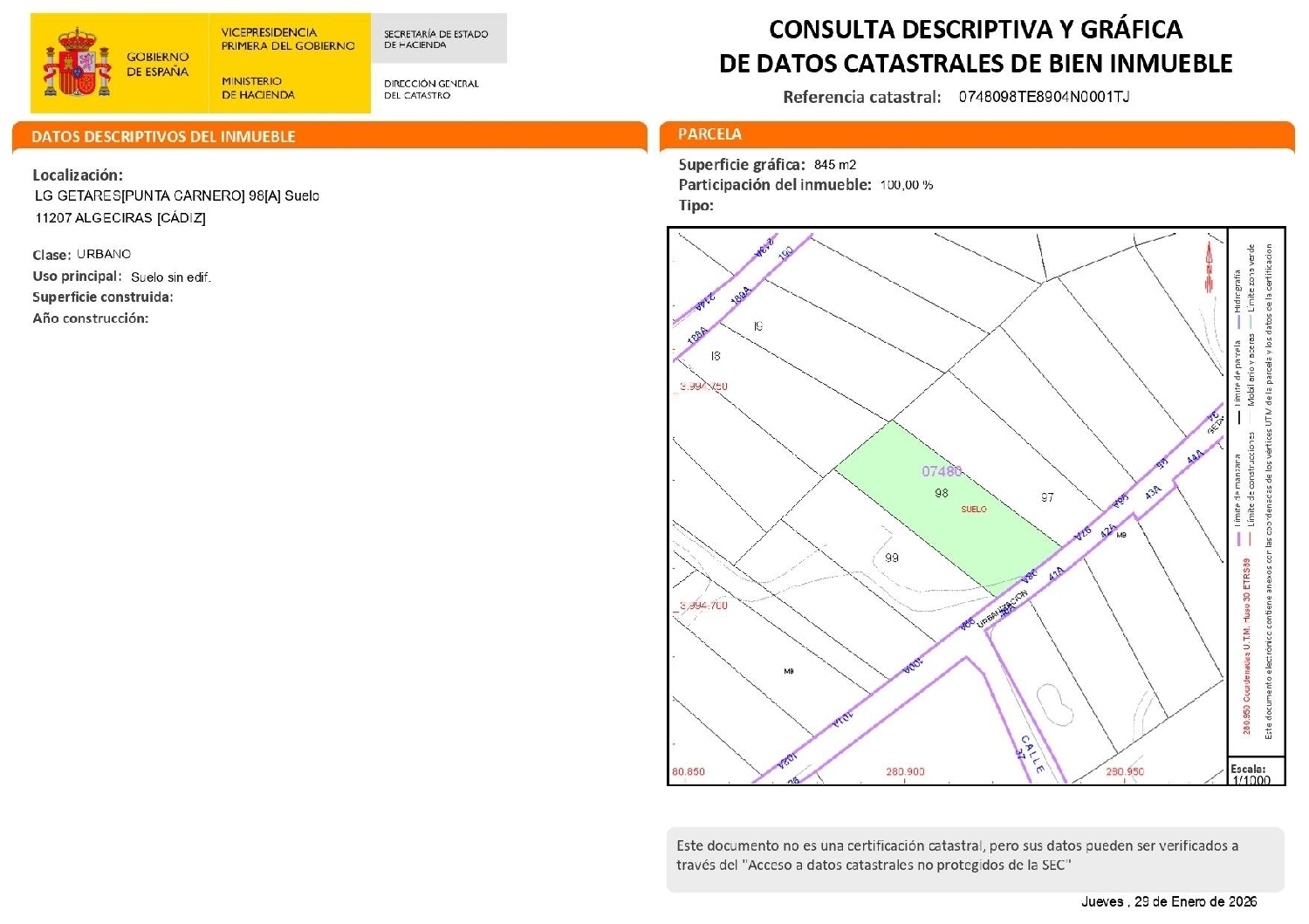 te koop perceel Algeciras Casco Antiguo Campo De Gibraltar 4