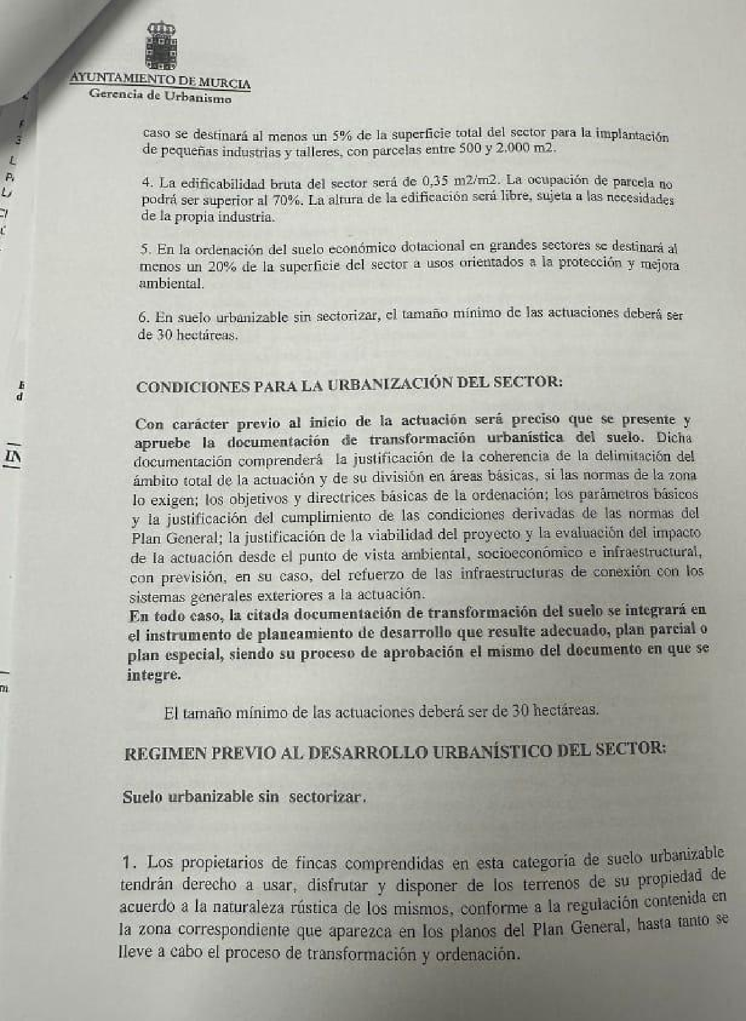 till salu tomt Baños Y Mendigo Huerta De Murcia 7