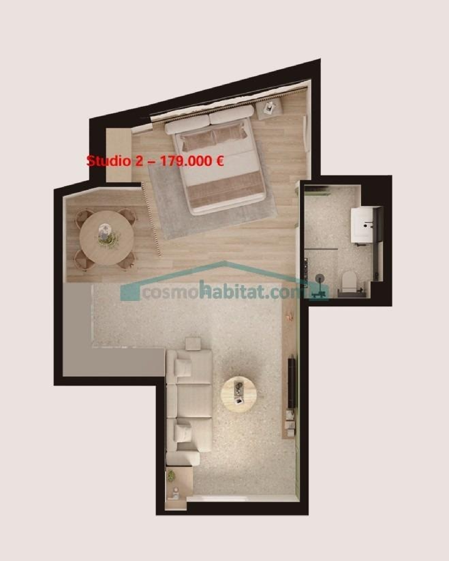  till salu enrumslägenhet Benidorm (Centro) Marina Baixa 3