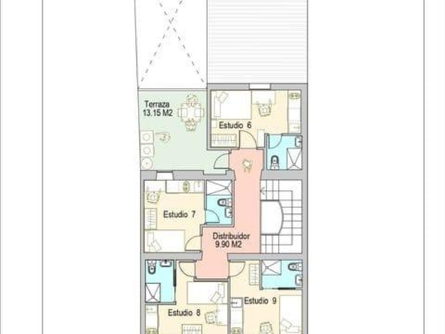  kaufen Einzimmerwohnung La Ñora Huerta De Murcia 7