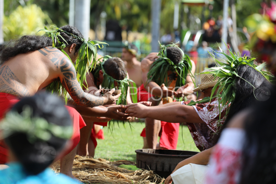 Tahiti, Kava ceremony, traditional games Tuaro Maohi, Polynesia