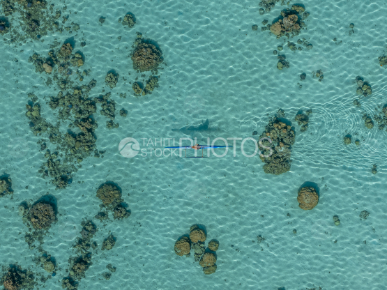 Vaa, Drone atoll, Ocean, French Polynesia, Tahiti