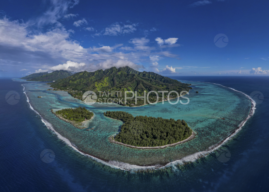 Moorea, Drone Society Islands, French Polynesia