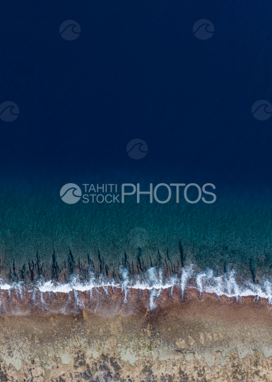 Tetiaroa, Drone atoll, Ocean, French Polynesia, Tahiti