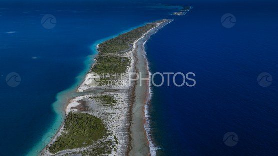 Toau, Tuamotu, Aerial photography, Atolll, Reef, French Polynesia