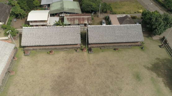 Hiva Oa, Marquesas islands, Atuona, Pae Pae, Tiki, Aeial drone view, 4K UHD