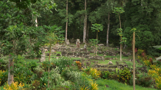 Hiva Oa, Giant Tikis, Puamau, Marquesas islands, Polynesia