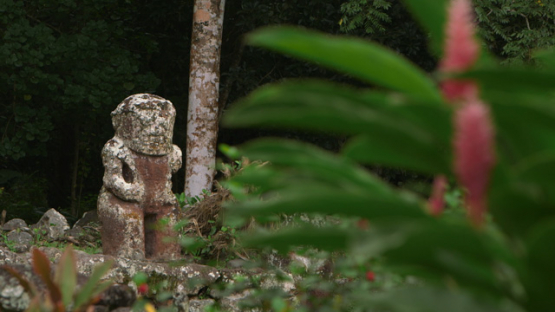 Hiva Oa, Giant Tikis, Puamau, Marquesas islands, Polynesia