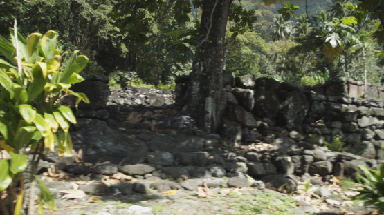 Archaeological Site of Upeke, Taaoa, Hiva Oa, Marquesas Islands, Polynesia