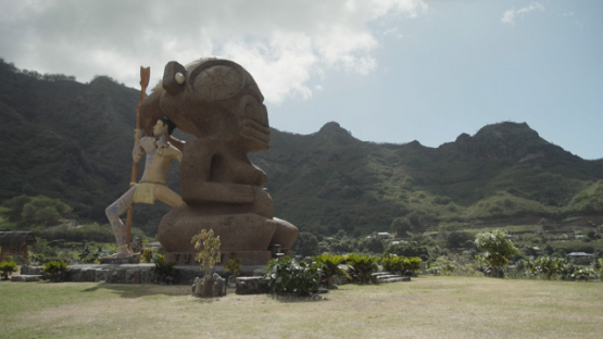 Tiki Tuhiva, Giant Tiki, Taiohae, Nuku Hiva, French Polynesia