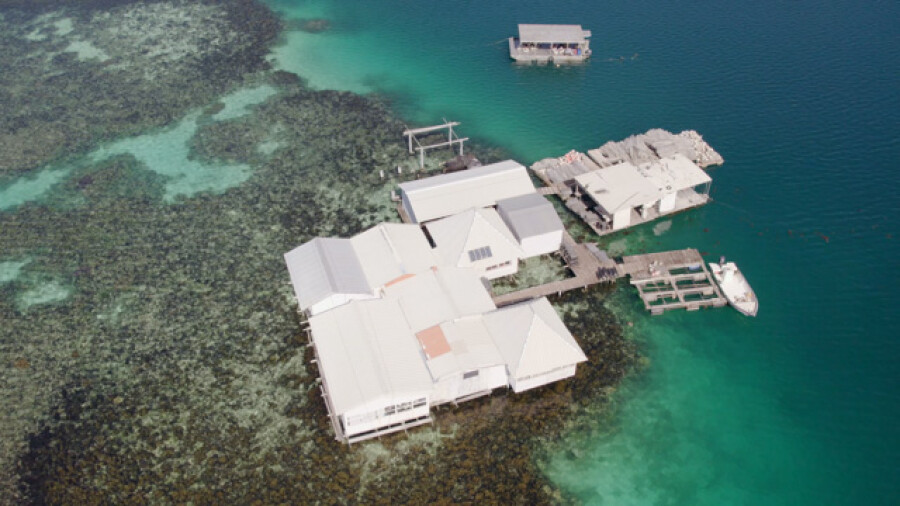 Pearl Farm Aerial View Gambier Islands