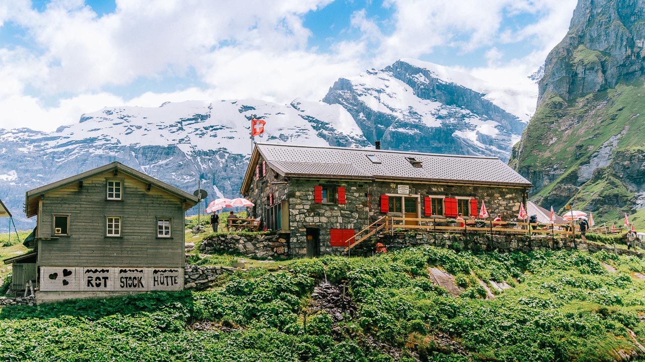 Mürren and Gimmewald via Rotstockhütte