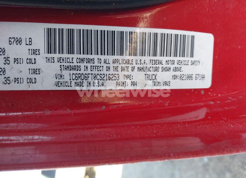 2012 Ram 1500