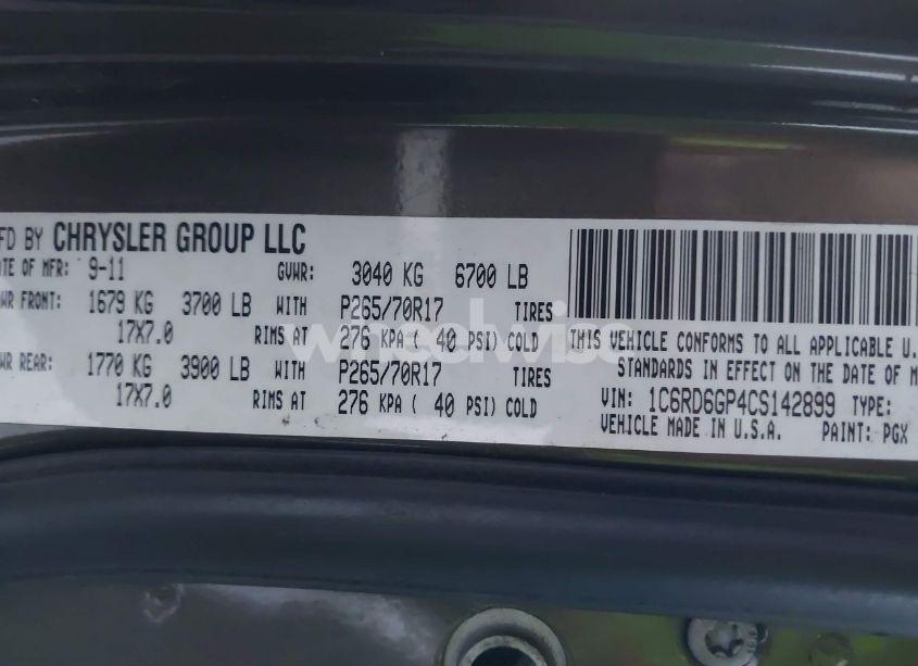 2012 Ram 1500