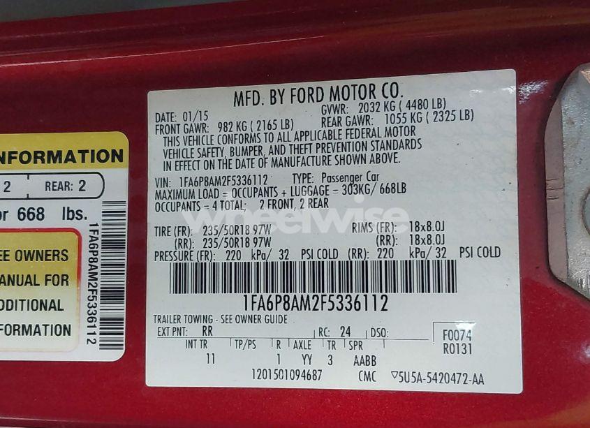 2015 Ford Mustang